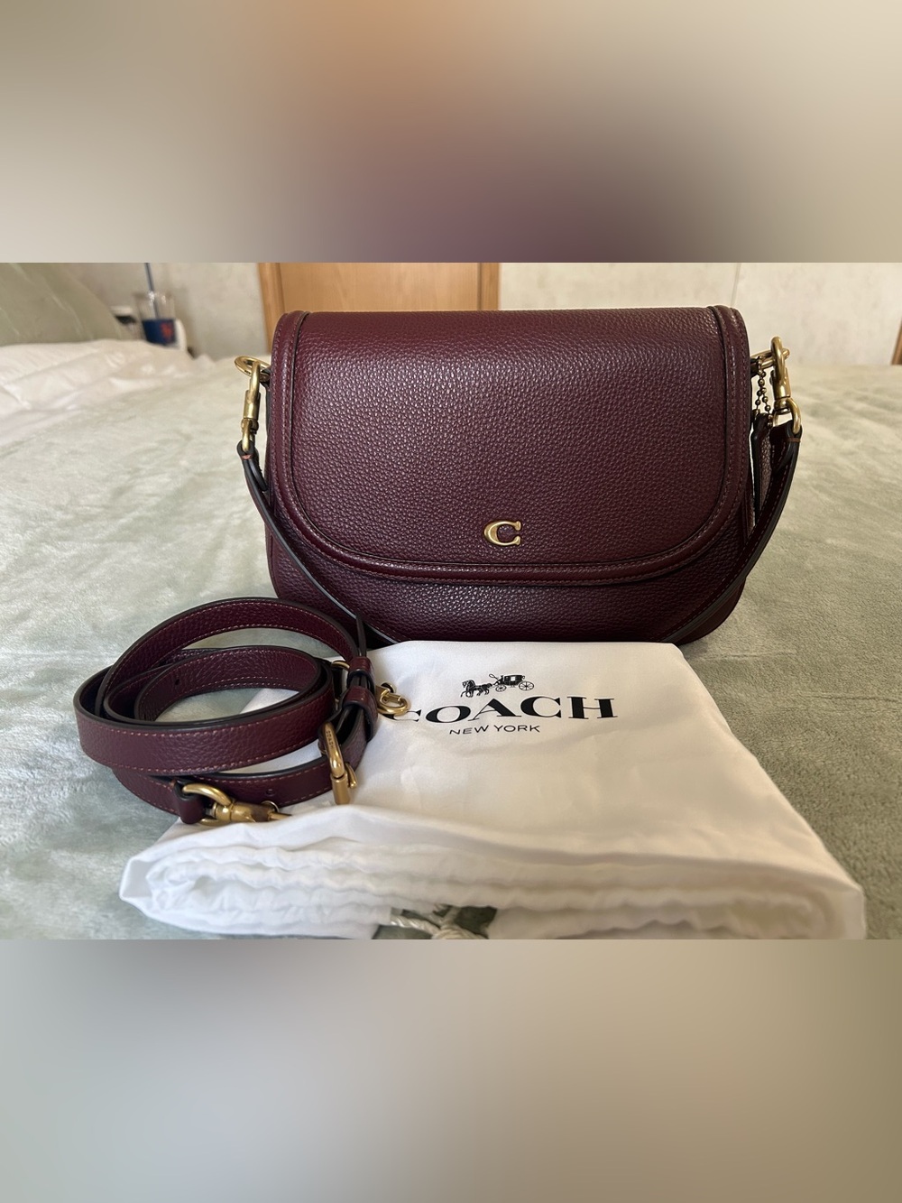 Coach Legacy Shoulder Bag- Merlot